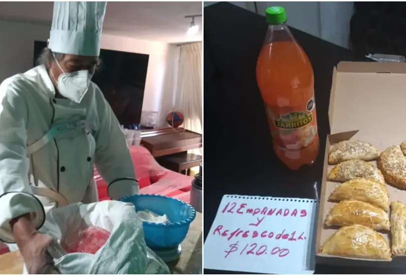 Don Max vende empanadas para comprar medicamentos y una pr&oacute;tesis