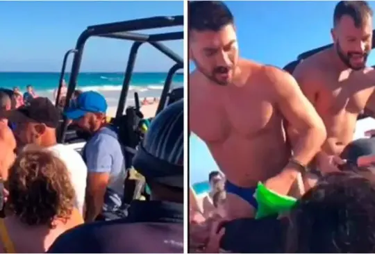 Detienen a pareja gay por besarse en playa de Tulum 