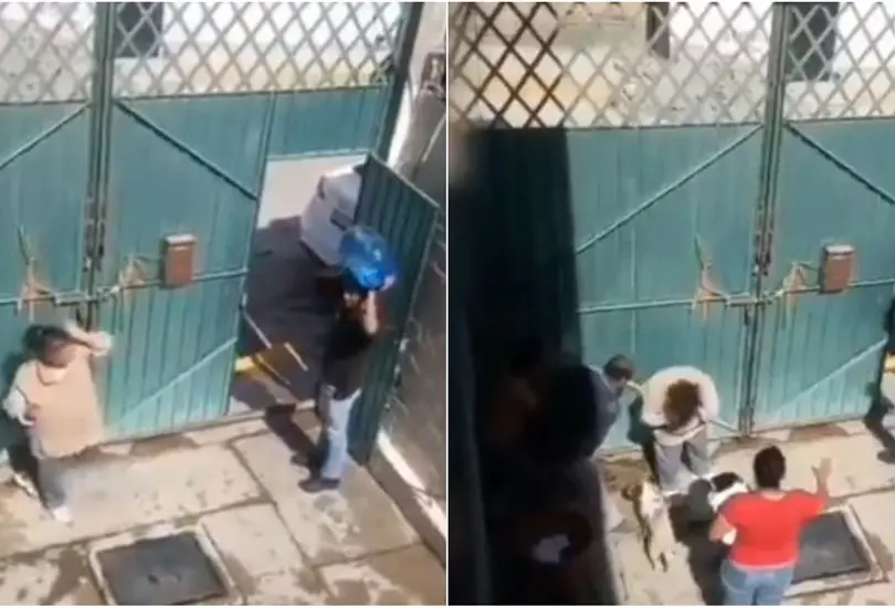 #Video Hombre agrede a su madre con un garraf&oacute;n de agua