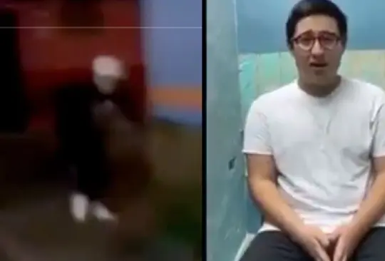 #VIDEO Como reto, joven empuja a abuelito; así se disculpó