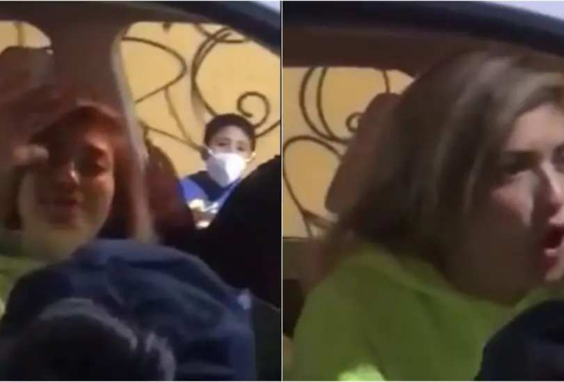 Mujer desata pleito tras choque y la bautizan como Lady Mugrosa Mujer desata pleito tras choque y la bautizan como Lady Mugrosa