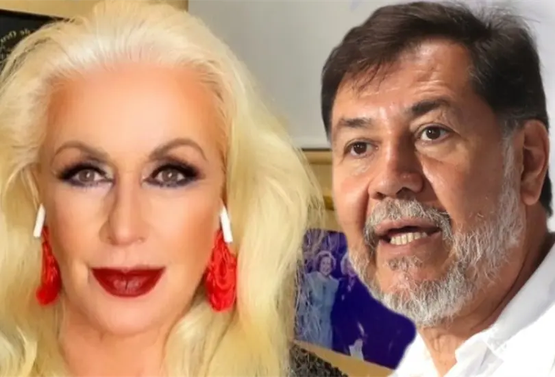 En programa en vivo, Laura Zapata insulta a Fernández Noroña En programa en vivo, Laura Zapata insulta a Fernández Noroña