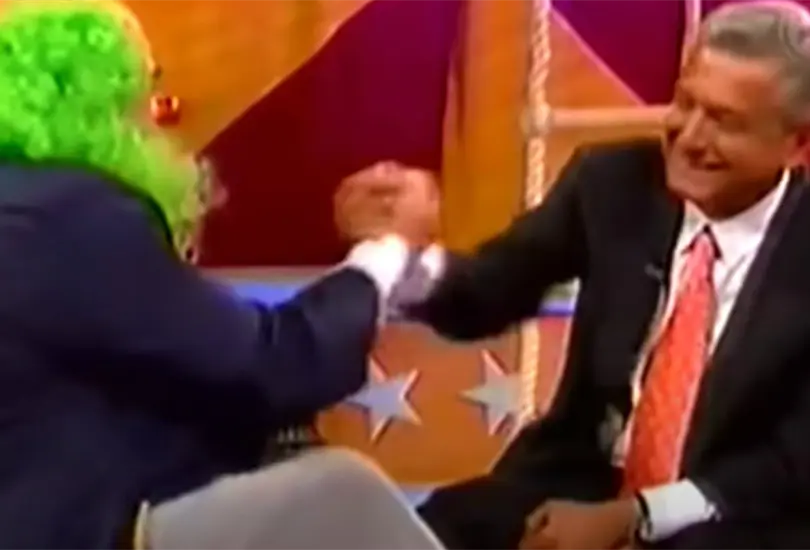 Entre risas y albures, as&iacute; fue la entrevista de Brozo a AMLO en 2006