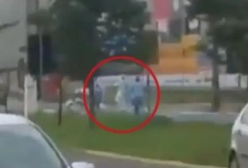 Paciente con COVID-19 se fuga corriendo del hospital por miedo a ser intubado