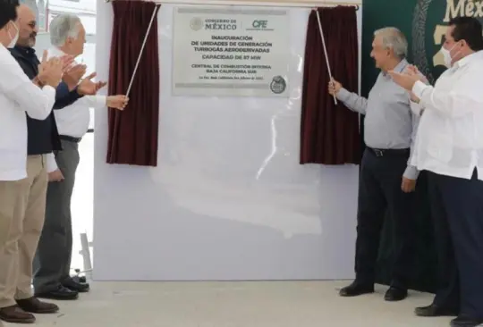 CFE inaugura unidades de generación para satisfacer demanda eléctrica en BCS