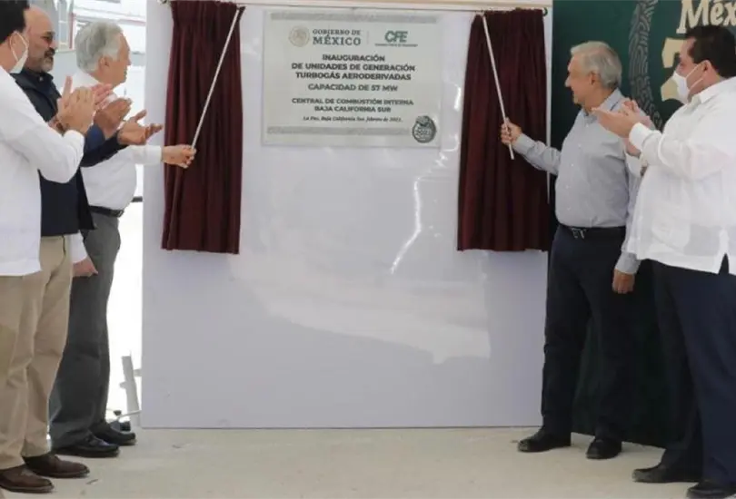 CFE inaugura unidades de generación para satisfacer demanda eléctrica en BCS CFE inaugura unidades de generación para satisfacer demanda eléctrica en BCS
