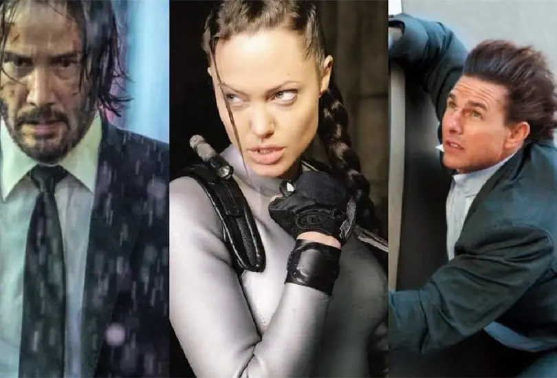 Actores que no usan dobles en sus películas Actores que no usan dobles en sus películas