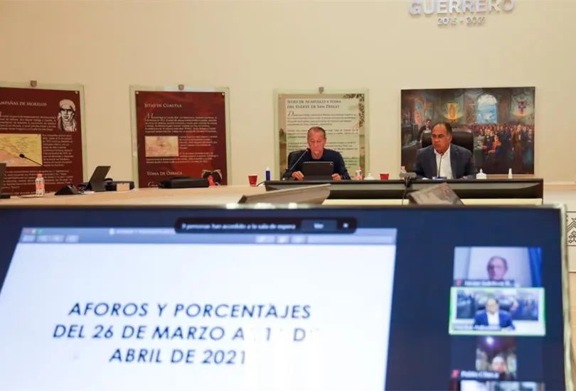 Detallan estrategia anticovid entre el sector turístico y el Gobierno de Guerrero Detallan estrategia anticovid entre el sector turístico y el Gobierno de Guerrero