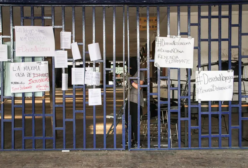 Profesores de la UNAM acusan falta de pagos y precarizaci&oacute;n laboral; se van a paro