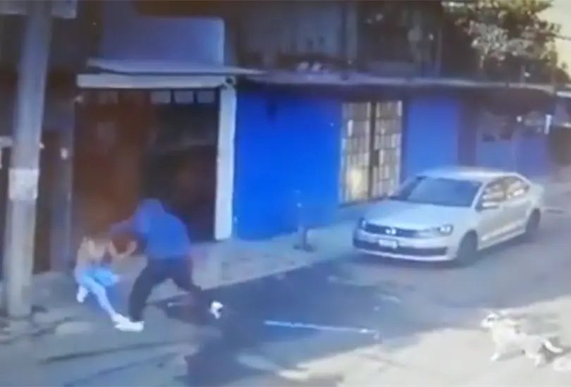 Perrito se convierte en h&eacute;roe tras defender a su due&ntilde;a de un asaltante