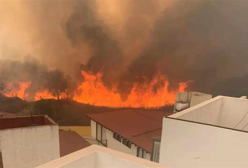 Incendio afecta el sur de la CDMX; llaman a tomar medidas de protección Incendio afecta el sur de la CDMX; llaman a tomar medidas de protección