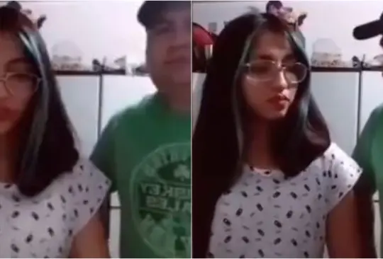 Papá obliga a su hija a disculparse por subir videos bailando a TikTok