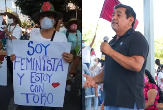 Soy feminista y estoy con Toro: mujeres marchan a favor de Salgado Macedonio Soy feminista y estoy con Toro: mujeres marchan a favor de Salgado Macedonio