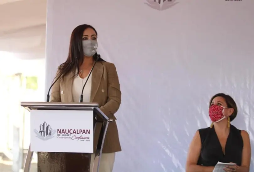 Piden a vacunados aplaudirle AMLO y a alcaldesa de Naucalpan