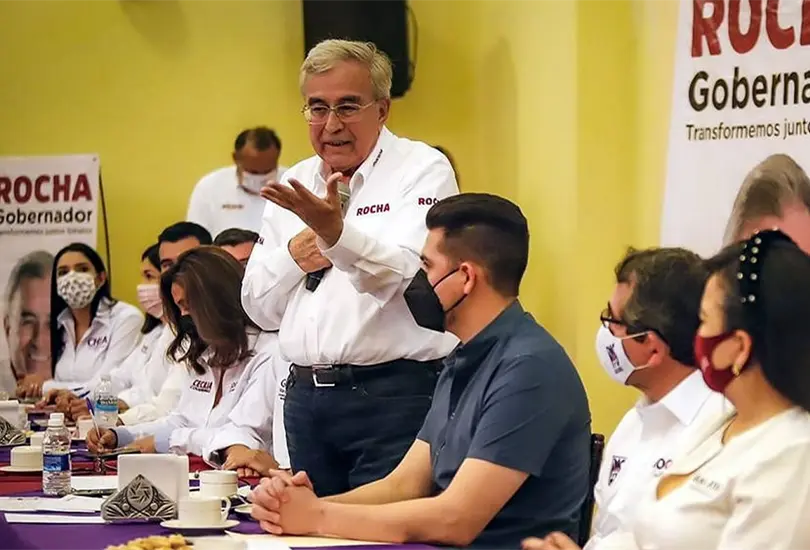 Rubén Rocha propone a empresarios generar un círculo virtuoso en Sinaloa Rubén Rocha propone a empresarios generar un círculo virtuoso en Sinaloa