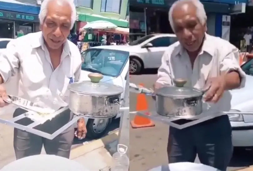 Abuelito arma estufa solar para apoyar a personas de escasos recursos Abuelito arma estufa solar para apoyar a personas de escasos recursos