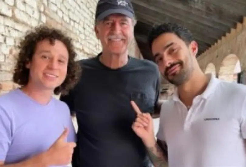 Vicente Fox graba podcast con youtubers Berth Oh y Luisito Comunica Vicente Fox graba podcast con youtubers Berth Oh y Luisito Comunica
