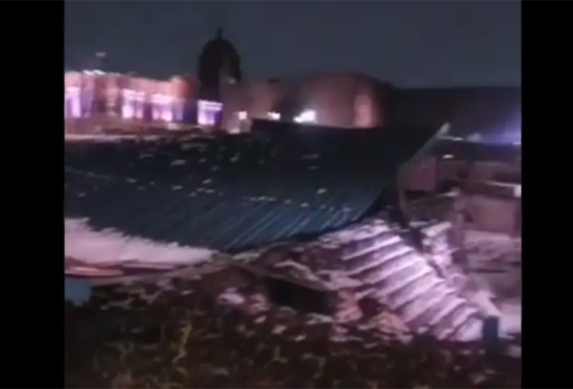 Granizada colapsa estructura del Templo Mayor en la CDMX; as&iacute; ser&aacute; el clima el 29 de abril