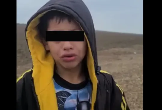 ¡Ayuda!... tengo miedo, dice niño migrante abandonado en la frontera ¡Ayuda!... tengo miedo, dice niño migrante abandonado en la frontera