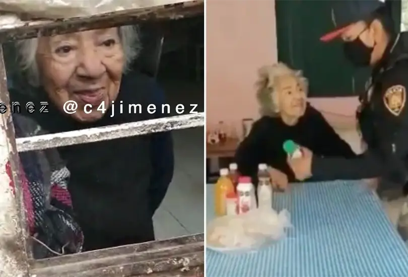 Rescatan a abuelita de un cuarto de azotea; no podía salir ni comer Rescatan a abuelita de un cuarto de azotea; no podía salir ni comer