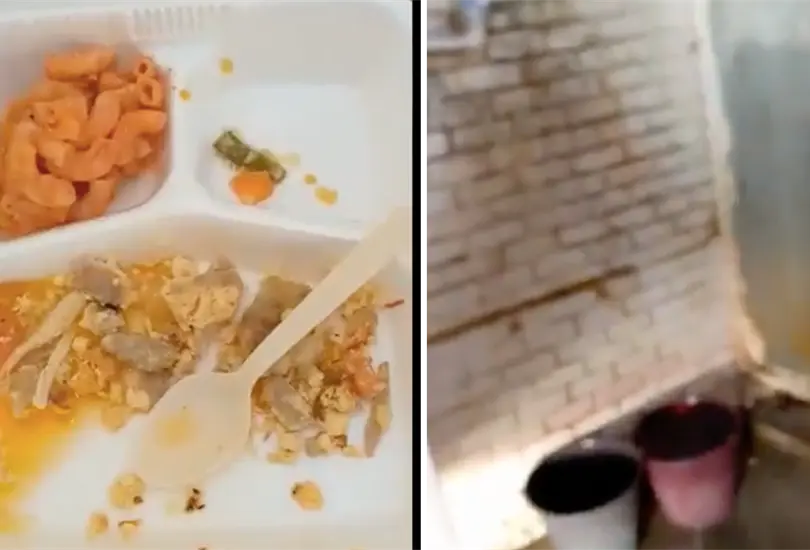 Nos dan comida de perros, denuncian migrantes encerrados en sede de la GN Nos dan comida de perros, denuncian migrantes encerrados en sede de la GN