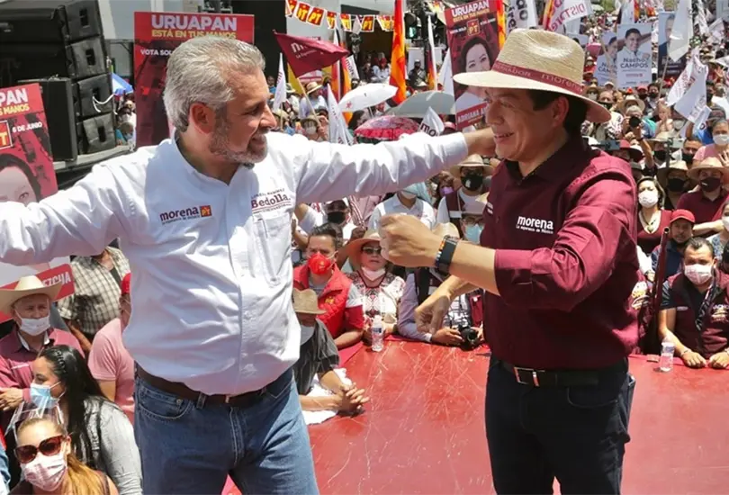 Exhiben presuntas amenazas de Silvano Aureoles contra Ram&iacute;rez Bedolla 