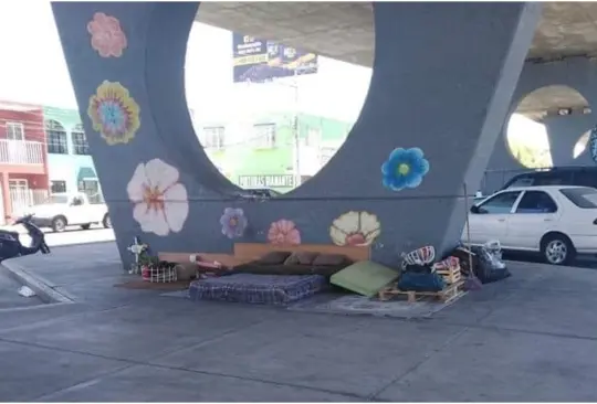 Se hace viral el orden y limpieza con las que vive una persona bajo un puente