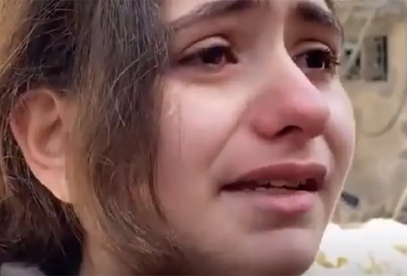&iquest;Qu&eacute; hicimos para merecer esto?: conmueve testimonio de ni&ntilde;a por ataques en Gaza