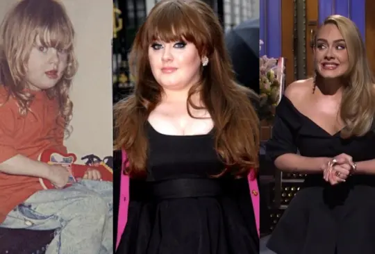 Así ha sido el cambio físico de Adele en sus 33 años