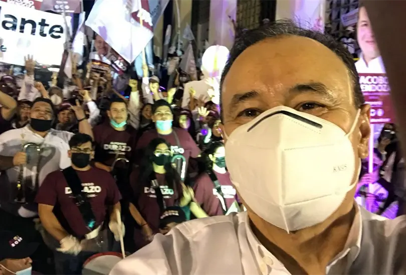 Alfonso Durazo presenta su declaraci&oacute;n 3 de 3
