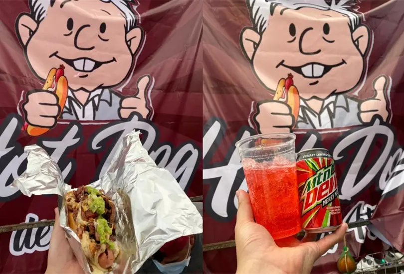 Causa revuelo en redes negocio de hot dogs con nombres de la 4T