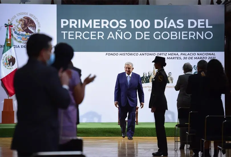 TEPJF determina que el informe que dio AMLO en marzo fue contra la ley