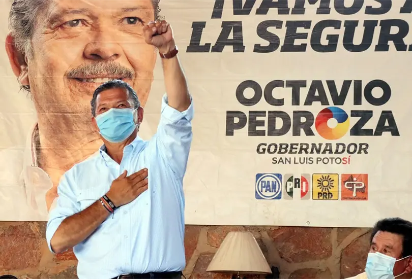 Pedroza adelanta a Gallardo con ventaja m&iacute;nima en SLP, seg&uacute;n Reforma