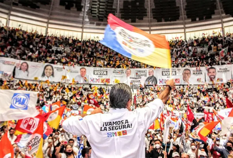 Pedroza pide a simpatizantes ir por los indecisos para asegurar la elección en SLP Pedroza pide a simpatizantes ir por los indecisos para asegurar la elección en SLP