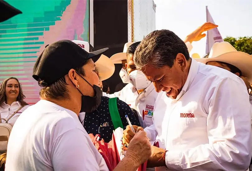 Que nadie se quede en casa el 6 de junio para un voto masivo: David Monreal