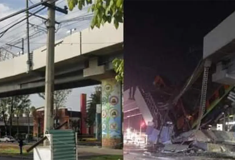 En 2017 vecinos de Tl&aacute;huac advirtieron sobre posible derrumbe en la L&iacute;nea 12
