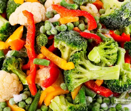 Verduras congeladas: Convenientes y saludables
