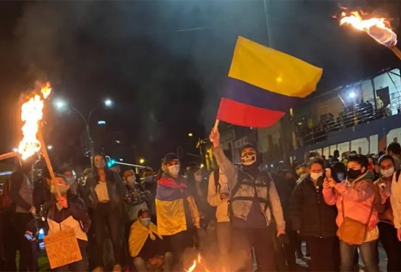 Suman 24 fallecidos por protestas en Colombia, &iquest;cu&aacute;l es la causa?