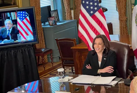 Necesitamos entendernos y evitar pelear; AMLO sostiene reunión virtual con Kamala Harris Necesitamos entendernos y evitar pelear; AMLO sostiene reunión virtual con Kamala Harris
