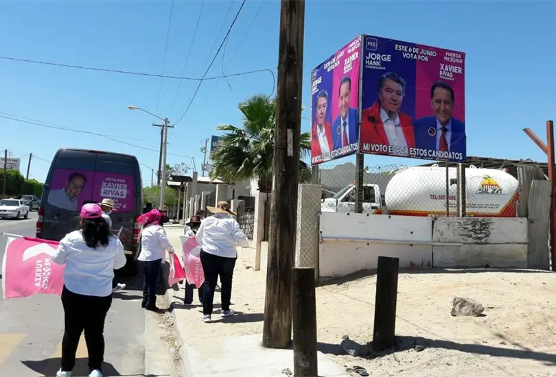 Candidatos de Va X M&eacute;xico y Fuerza por M&eacute;xico llaman a votar por Hank Rhon