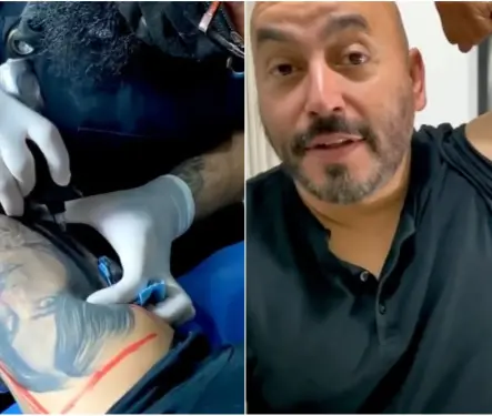 Lupillo Rivera desata los memes tras quitarse el tatuaje de Belinda