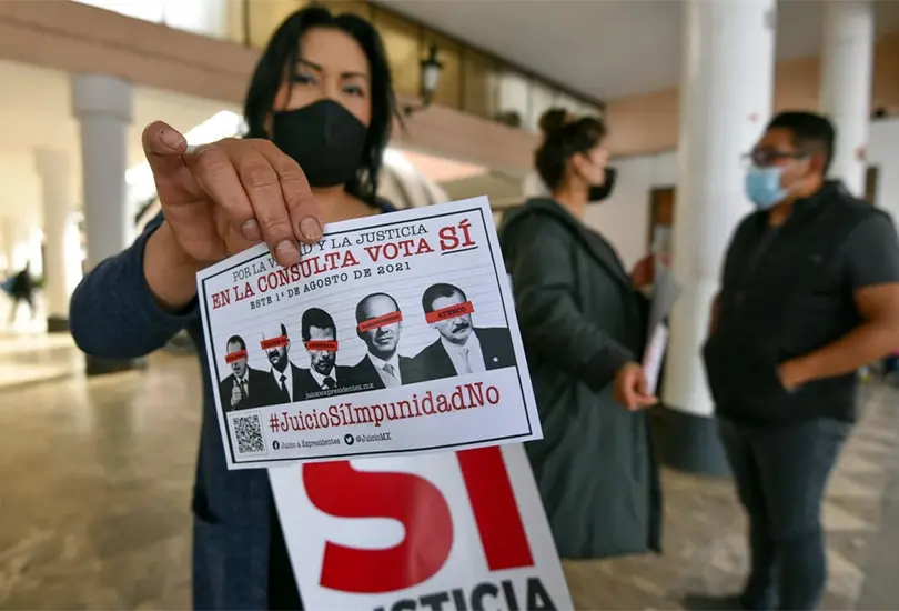 El INE cancelar&aacute; proyectos por la consulta sobre juicio a expresidentes