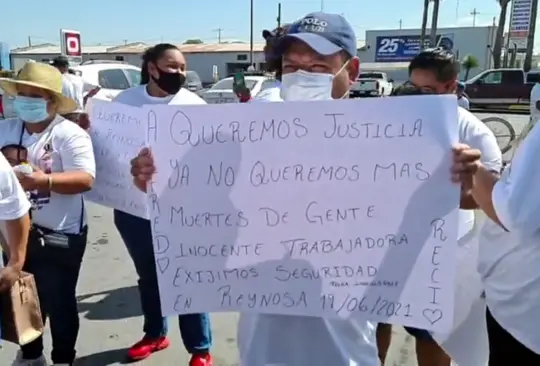 Decenas de personas marchan en Reynosa para pedir por la paz