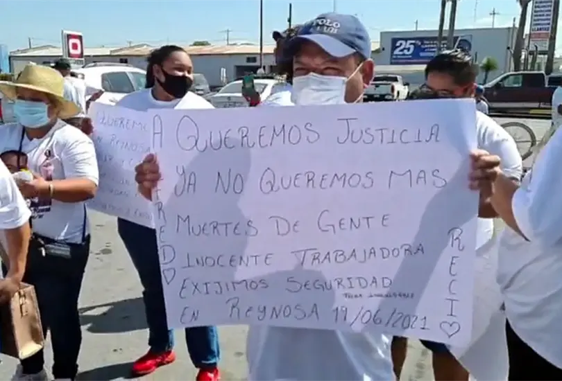 Decenas de personas marchan en Reynosa para pedir por la paz