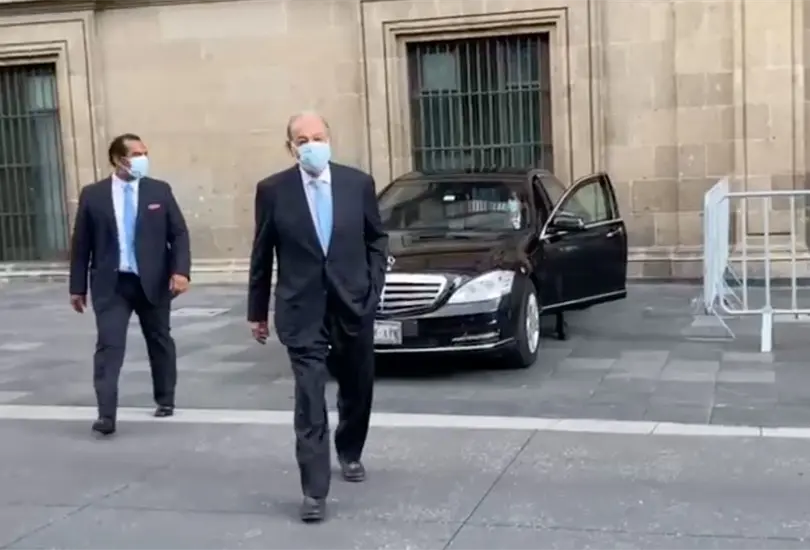 Slim pagar&aacute; por reconstrucci&oacute;n de un tramo la L&iacute;nea 12, asegura AMLO 