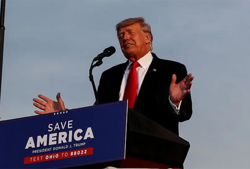 Donald Trump elogia a AMLO durante visita a la frontera con México Donald Trump elogia a AMLO durante visita a la frontera con México