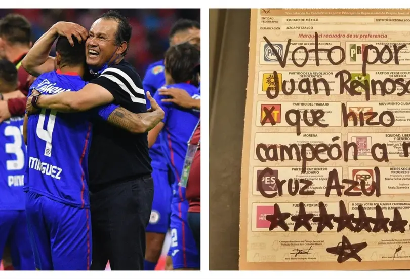 Ciudadanos le dan su voto a Reynoso por hacer campe&oacute;n al Cruz Azul