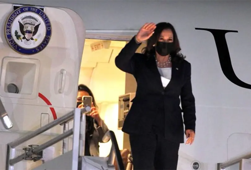 Kamala Harris, vicepresidenta de EU, se encuentra en M&eacute;xico