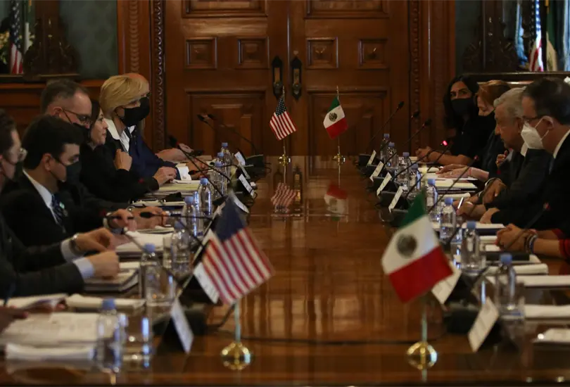 Así fue la visita de Kamala Harris a Palacio Nacional donde se encontró con AMLO Así fue la visita de Kamala Harris a Palacio Nacional donde se encontró con AMLO