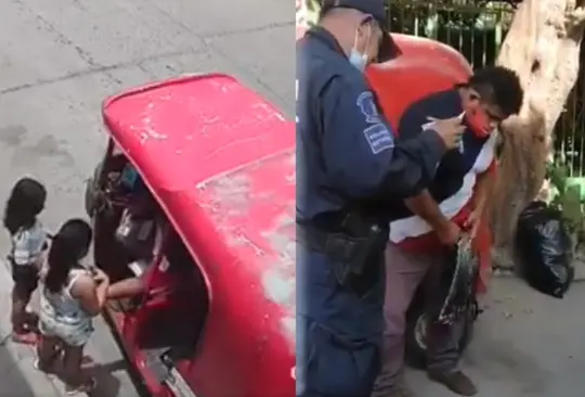 Hombre es detenido por manosear a dos niñas en calles de Tabasco